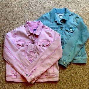 Old Navy Girls Jean Jackets set XL (14)